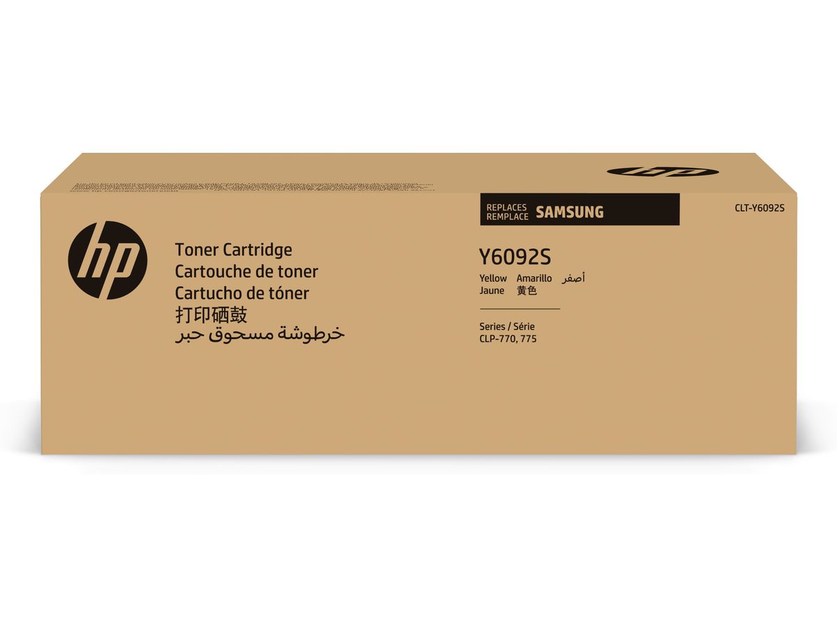 Samsung CLT-Y6092S Yellow Original Toner Cartridge