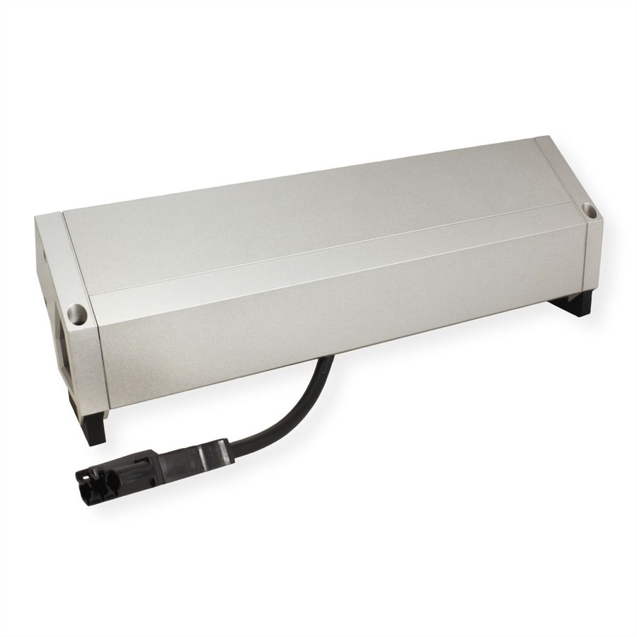 BACHMANN DESK2 3x geaard stopcontact 3x ABD GST18 Inox