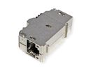 BACHMANN Keystone CAT6 klasse Ea STP koppeling RJ45 afgeschermd 10GBit, metallic