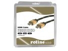 ROLINE GOLD HDMI High Speed Cable with Ethernet, HDMI M-M, Retail Blister, 5 m