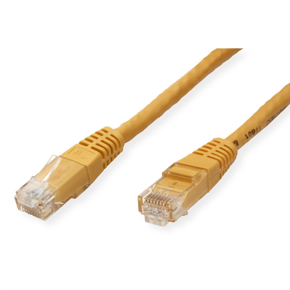 VALUE Patchkabel Cat.6 UTP (Class E), geel, 5 m