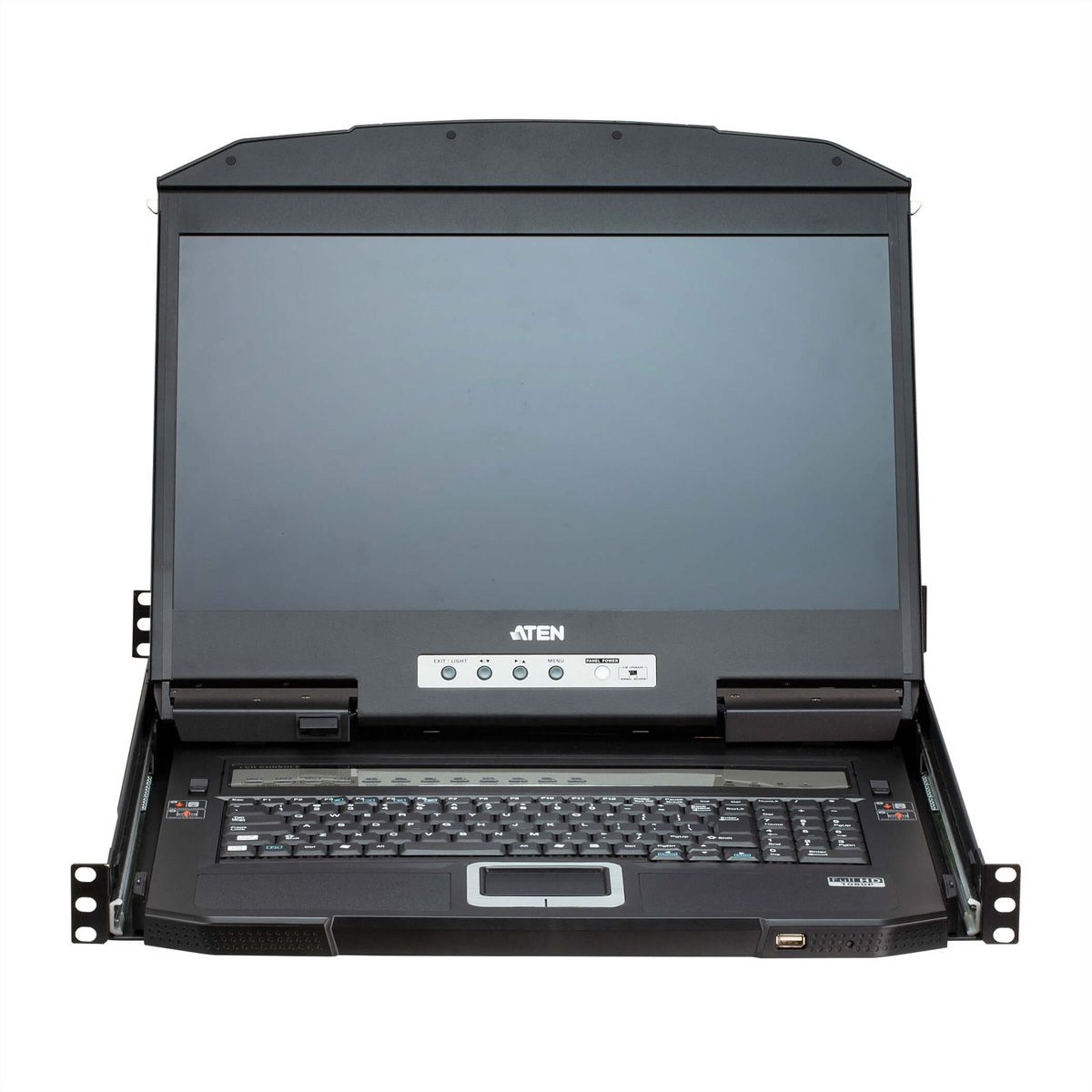 ATEN CL3884NW 4-poorts Multi View Dual Rail WideSceen LCD KVM, DE-Layout