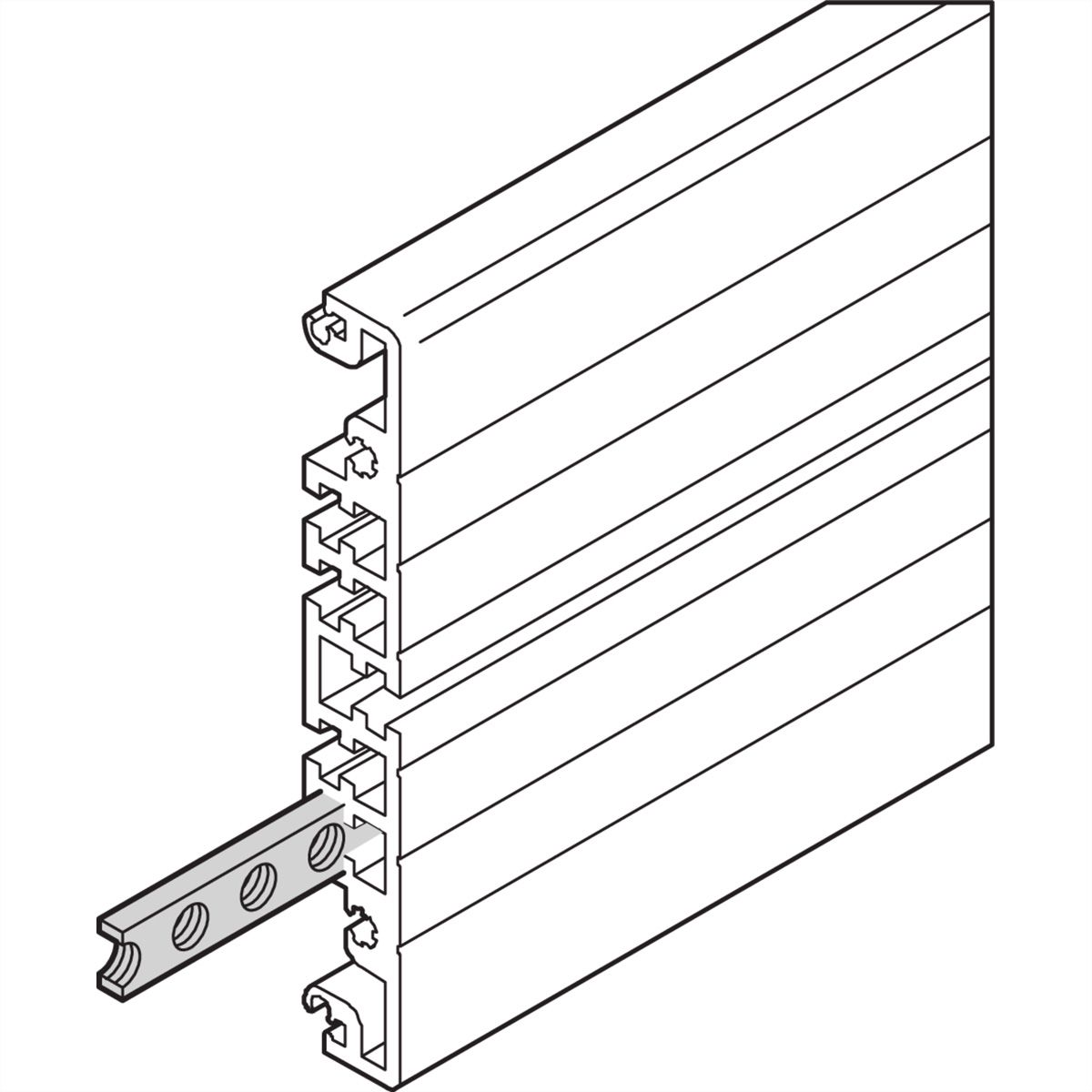 SCHROFF MultipacPRO Threaded Insert M3 for Extruded Side Panel