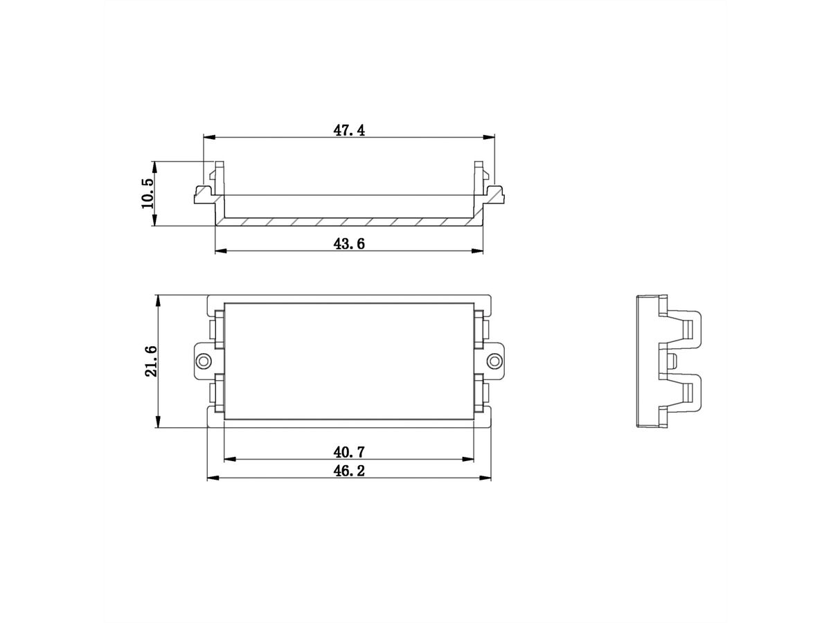 VALUE A/V Module - Blind plate