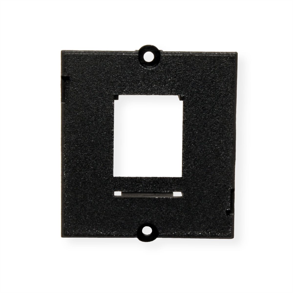 BACHMANN maatwerk module frame voor 1x Keystone, zwart