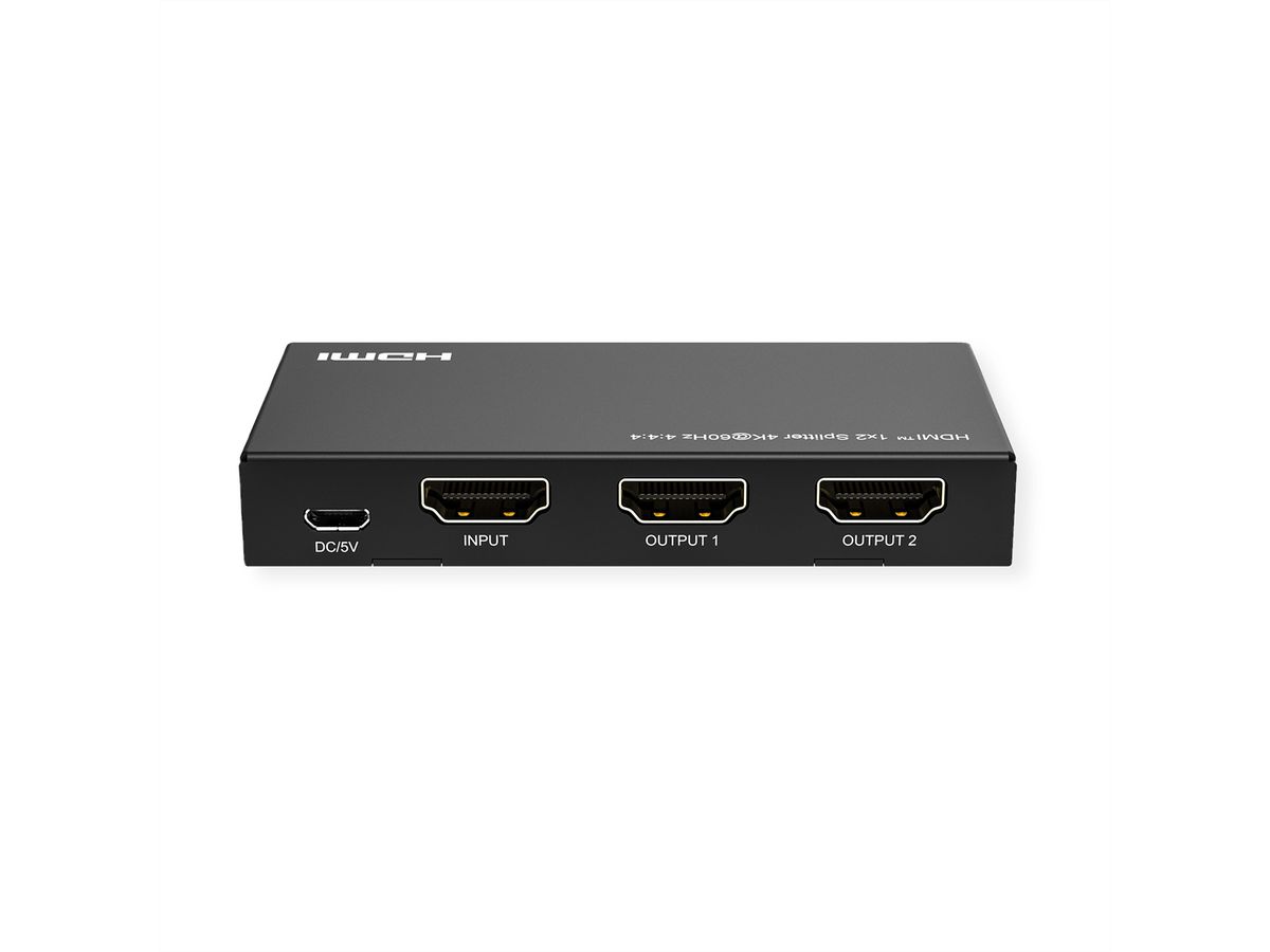 VALUE HDMI Splitter, 1x2, 4K60Hz