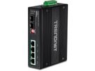 TRENDnet TI-PG62B 6-poorts Industriële Gigabit Switch PoE+ 2SFP