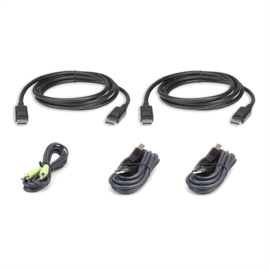 ATEN 2L-7D03UDPX5 USB DisplayPort Dual Display Secure KVM Kabel Set
