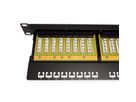 VALUE Cat.6 (Class E) 19" Patch Panel, 24 Ports, UTP, black