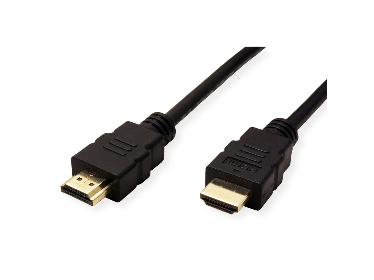 ROLINE HDMI High Speed kabel met Ethernet, TPE, zwart, 10 m