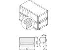 SCHROFF stapelhulp kit voor RatiopacPRO/-Air case of Interscale, RAL 7016