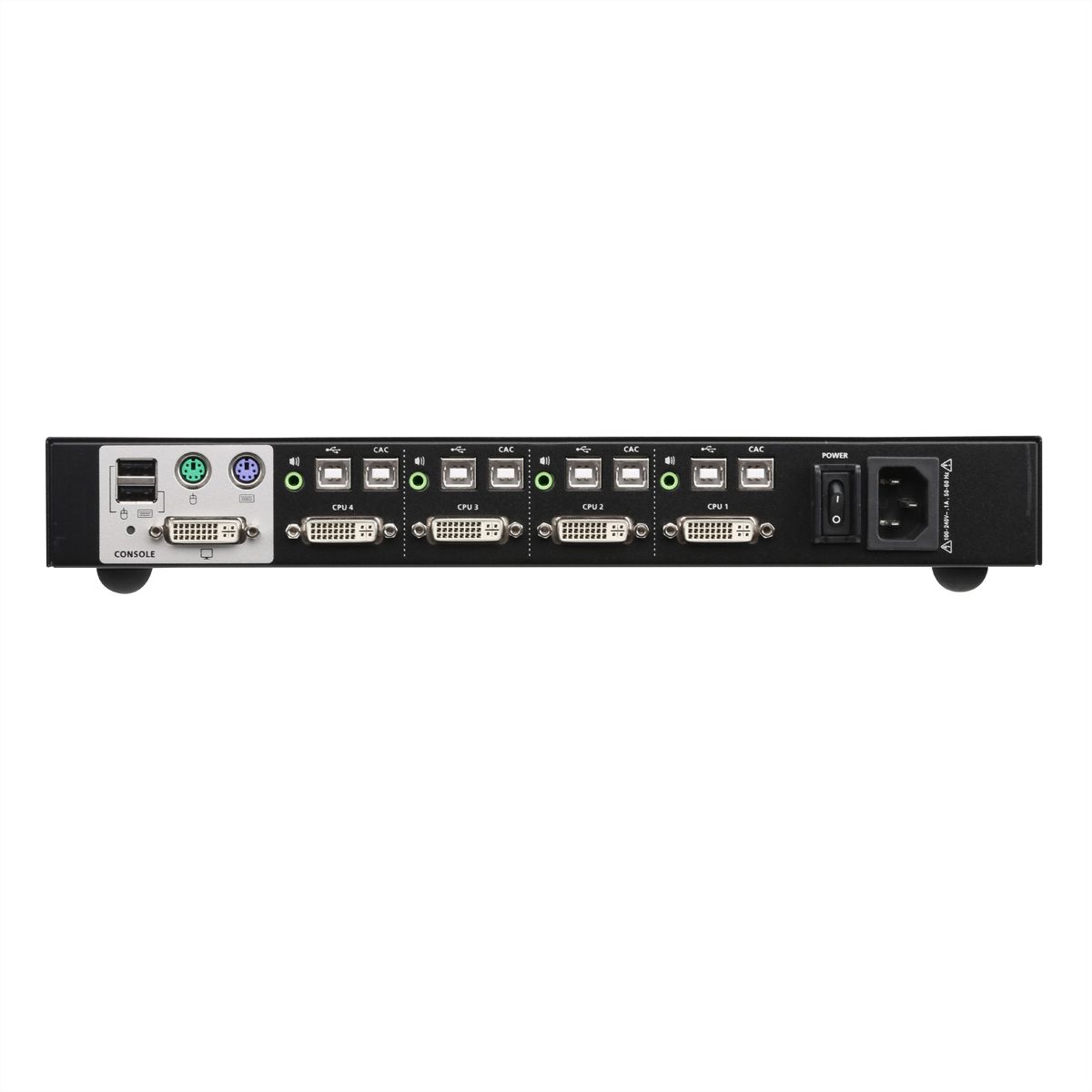ATEN CS1184D 4-poorts USB DVI Secure KVM switch