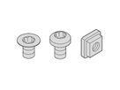 SCHROFF Montageplaat Montageset voor Chassis