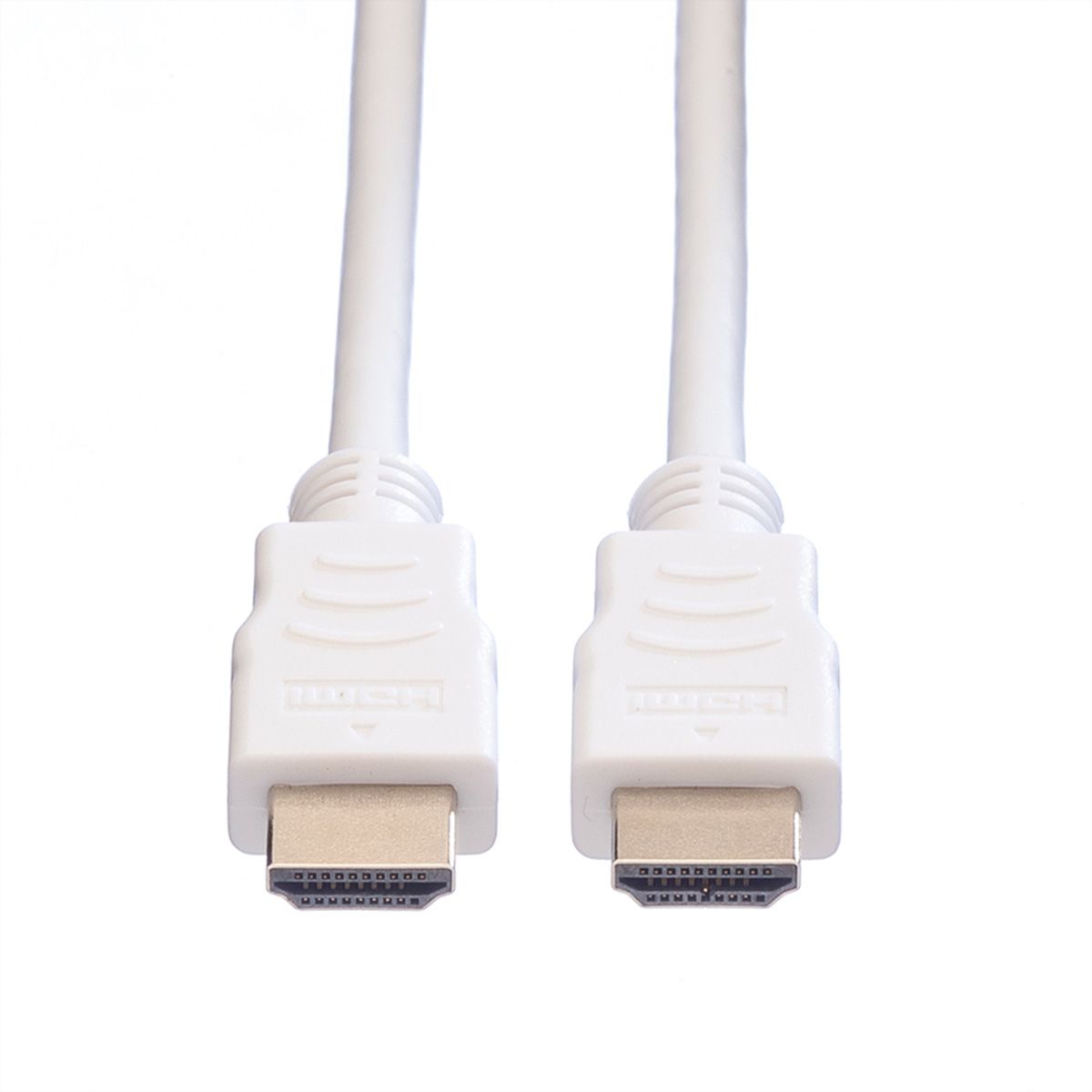 VALUE HDMI High Speed Cable met Ethernet M-M, wit, 2 m