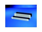 SCHROFF 19" frontpaneel, geventileerd, 1 HE, 2,5 mm, Al, RAL 7021