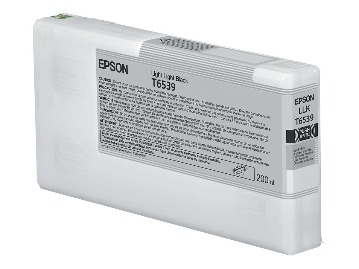 Epson T6539 Light Light Black Ink Cartridge (200ml)