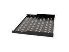 ROLINE 19-inch plank 1 U 400 mm diep, 15 kg draagvermogen zwart