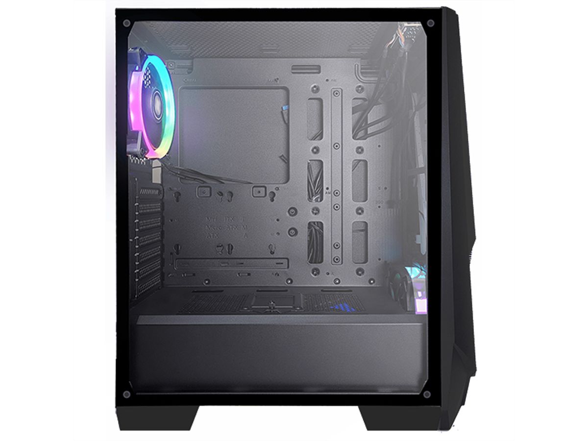 Xilence Xilent Blast X505.ARGB Gaming PC Case, RGB ATX Midi Tower, black