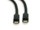 ROLINE Mini DisplayPort Kabel, mDP-mDP, v1.3/v1.4, M/M, zwart, 1 m