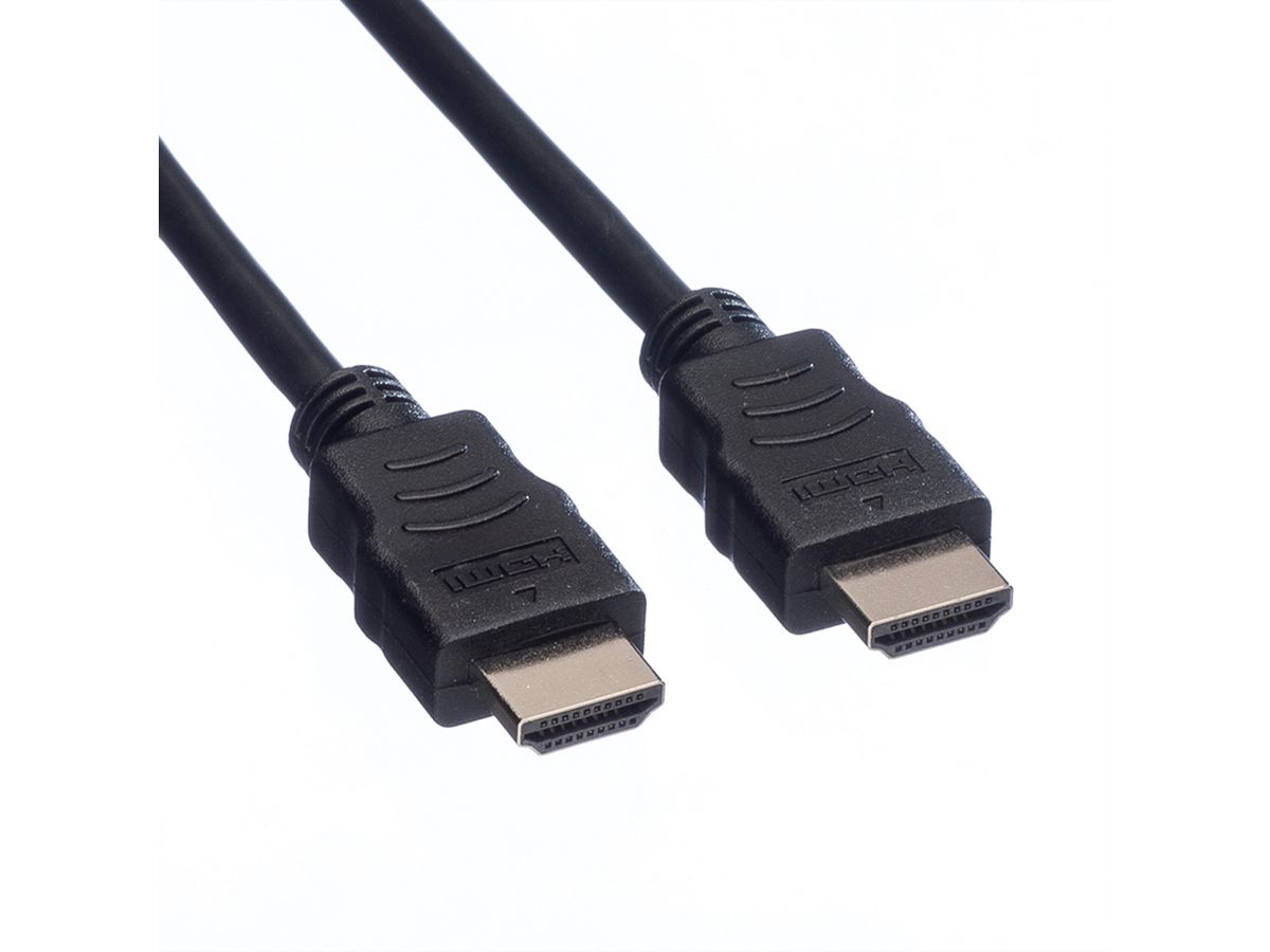 VALUE HDMI High Speed-kabel met Ethernet, zwart, 1,5 m