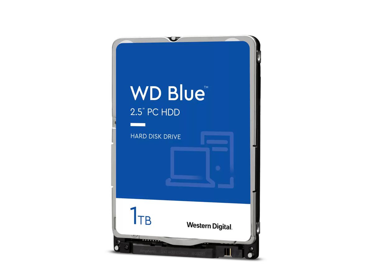 Western Digital Blue interne harde schijf 1 TB 5400 RPM 128 MB 2.5" SATA III