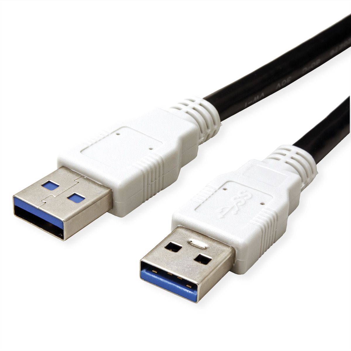 BACHMANN USB 3.0 cable A/A 1:1, black, 2 m