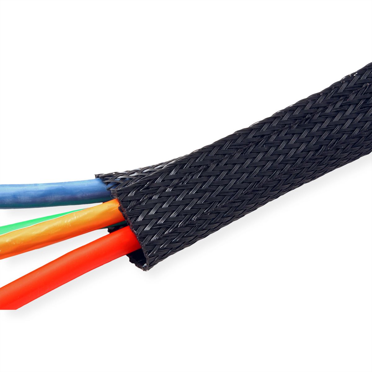1 1/4 inch - 32 mm, 20 m platte slang | Bouwslang | Industrieslang | Synthetisch rubber, wit met groen, 10 bar, -20°C tot 60