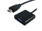 STANDARD HDMI-VGA-Kabeladapter, HDMI ST / VGA BU