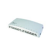 TELEGÄRTNER Mini Distributor MPD12-HS K, shielded, Cat.6A, alpine white