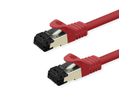 VALUE S/FTP-(PiMF-) Patchkabel Kat.8 (Class I), LSOH, Litzendraht, rot, 1 m