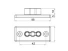 BACHMANN Easy-Desk-2B zwart