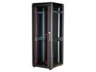 ROLINE 19-inch netwerkkast Pro 32 U, 600x600 BxD Glazen deur zwart