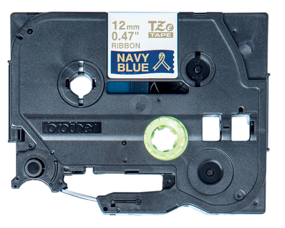 Brother TZE-RN34 Gold auf Marineblau TZe Etiketten erstellendes Band