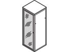 SCHROFF Eurorack glasdeur met acrylglas, RAL 7021, 47 U 600W