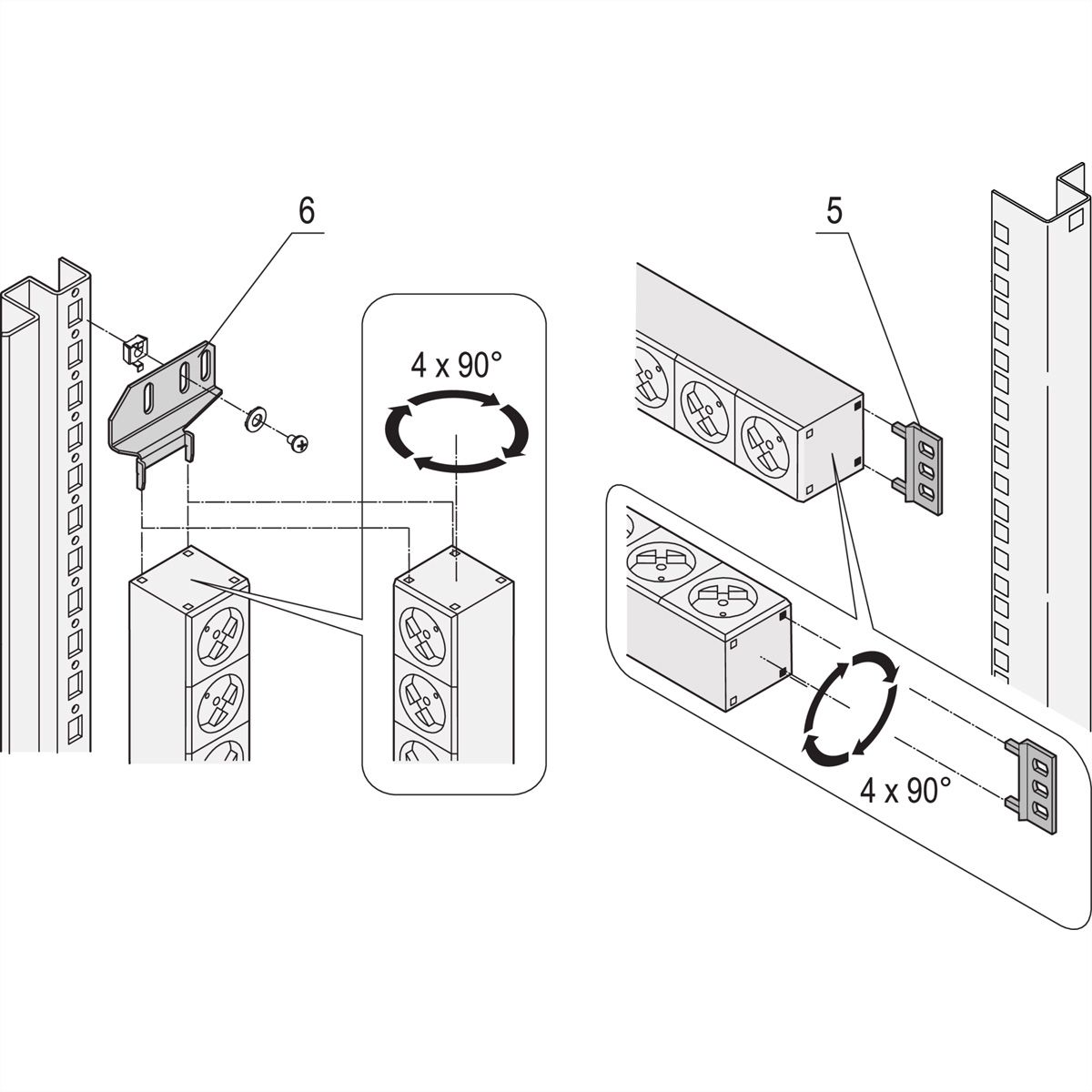 SOCKET STRIP CH 9-WAY SWITCH 438.5