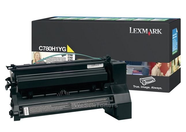 Lexmark C78x, X782e 10K gele retourprogr. printcartr.