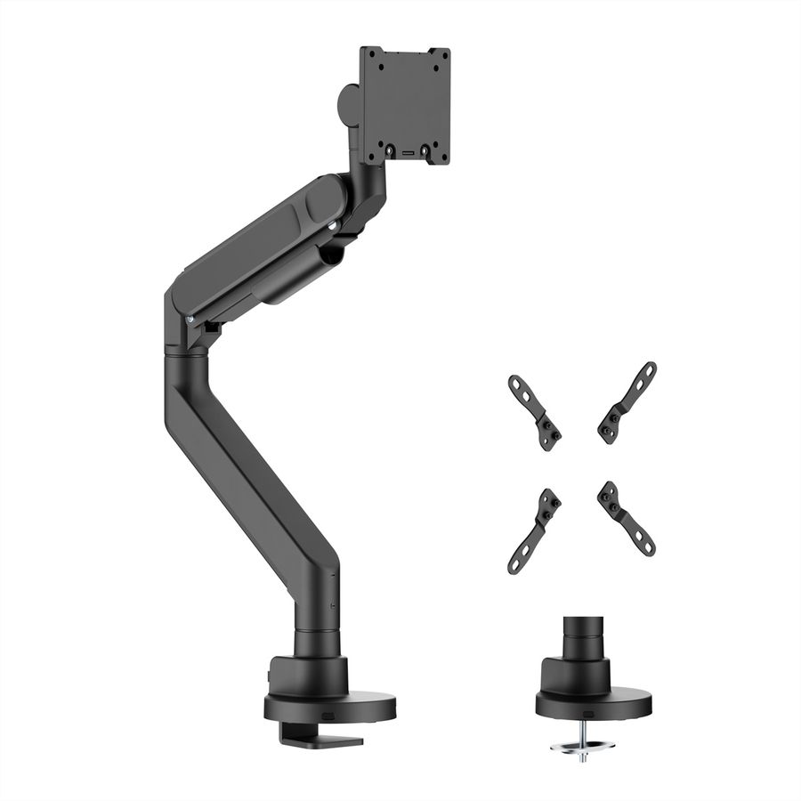 ROLINE Heavy-Duty Gas Spring Monitor Arm, <27 kg, <144,8cm (57")