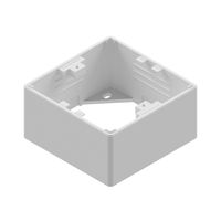 EasyLan preLink / fixLink surface-mounted housing white, 80x80x42 mm RAL 9010