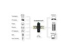 EXSYS EX-62020PoE 4-poorts industriële Ethernet-switch, PoE 1-poort 100/1000Fx SFP