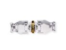 BACHMANN montage stekker zwart, voor toevoerleiding H03VV-F3G0.75-1.0-1.5mm, wit
