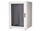 ROLINE 19-inch netwerkkast Basic 22 U, 800x800 BxD Glazen deur grijs