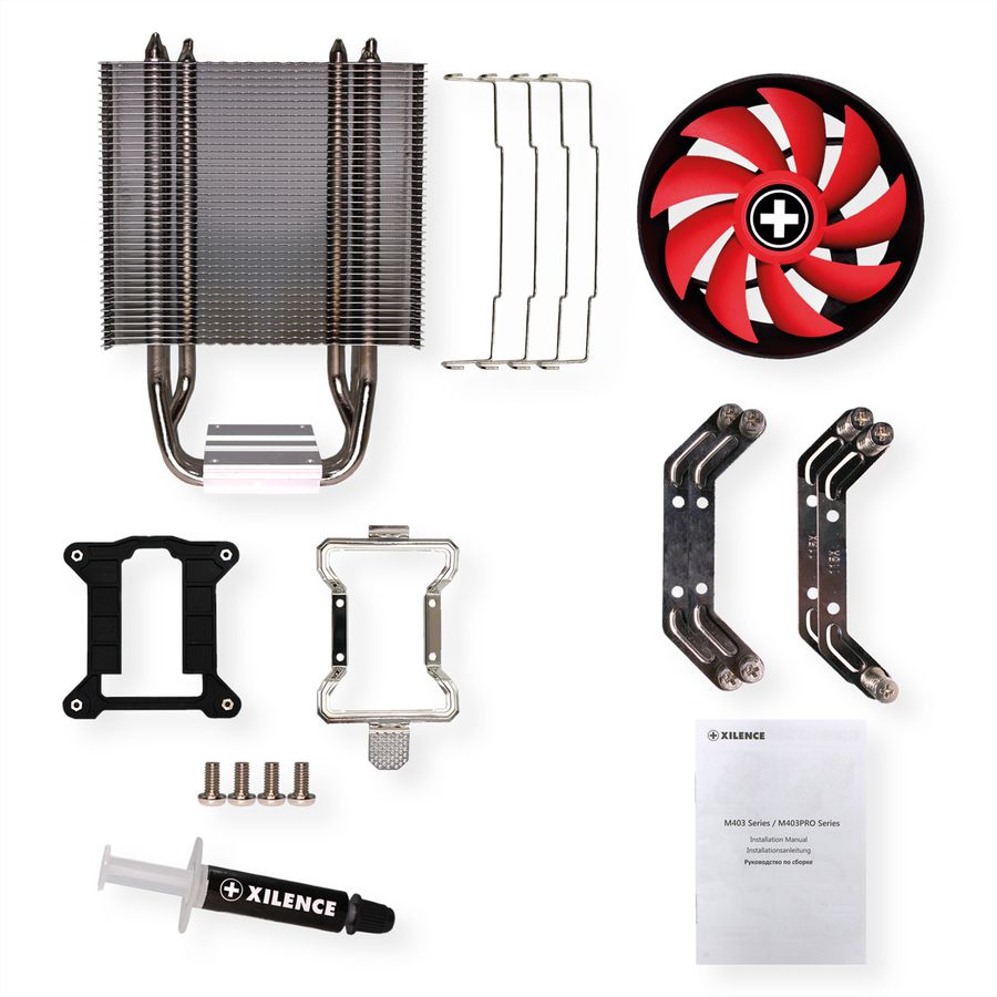 Xilence M403PRO AMD and Intel CPU Cooler, Heatpipe, 120mm PWM Fan, 150W TDP