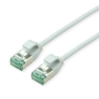 ROLINE RM U/FTP DataCentre patchkabel Cat.6A (Klasse EA), extra dun, grijs, 0,3 m