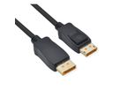 ROLINE DisplayPort Cable, v2.1, 10K@60Hz, 54Gbit/s, UHBR13.5, DP-DP, M/M, black, 5 m