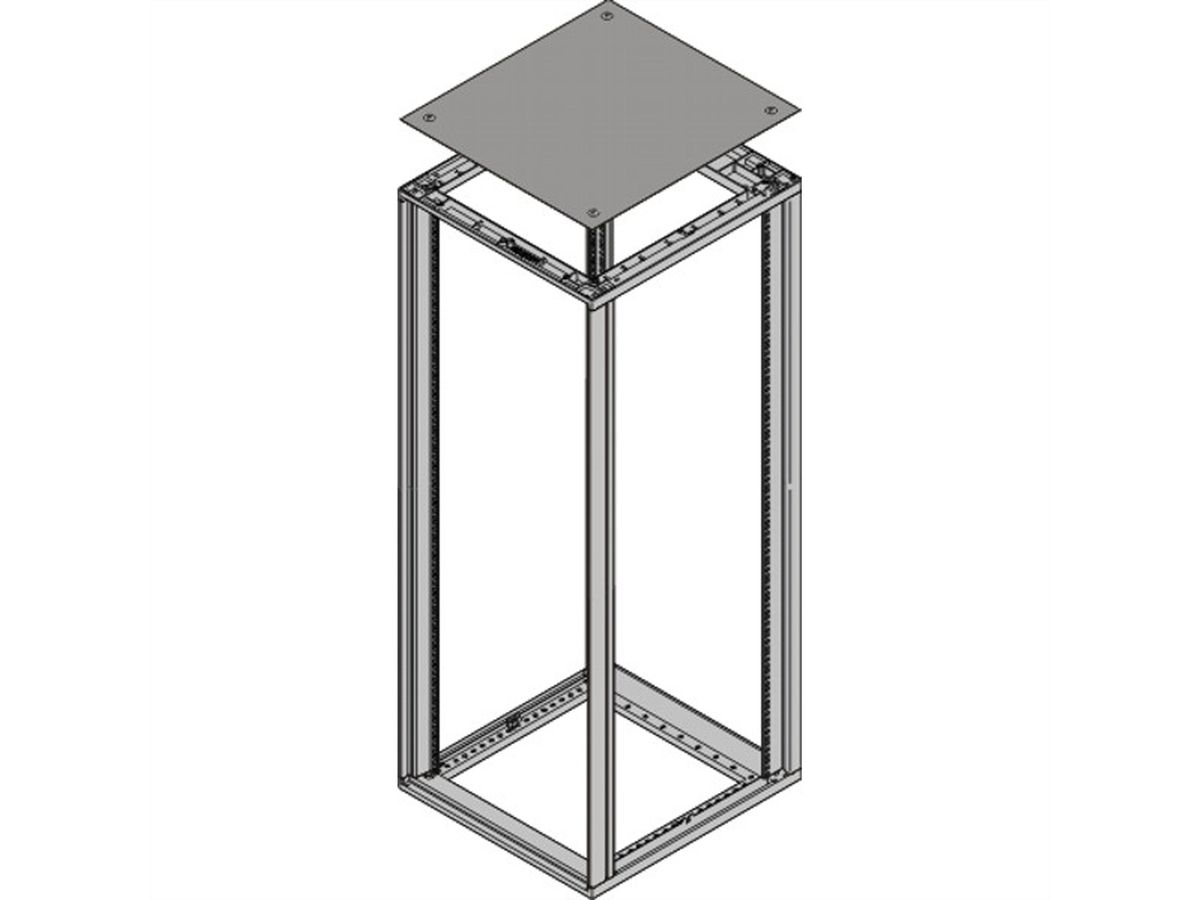 SCHROFF Novastar opzetdeksel verzonken, 553W 500D