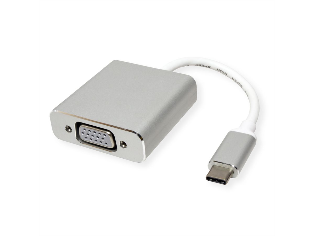 ROLINE Beeldscherm Adapter USB Type C - VGA