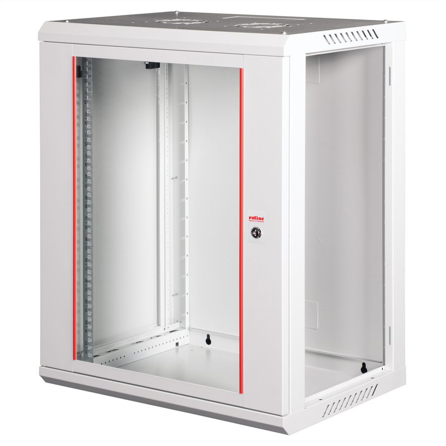 ROLINE 19-inch wandbehuizing Basic Plus 15U, 600x450 BxT grijs