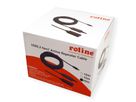 ROLINE USB 3.2 Gen 1 Actieve Repeater kabel, zwart, 20 m