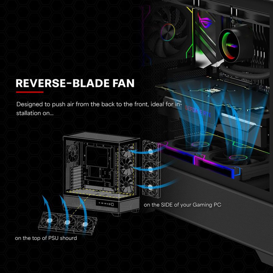 Xilence XPF120.ARGB 120mm PWM Case Fan, ARGB LED