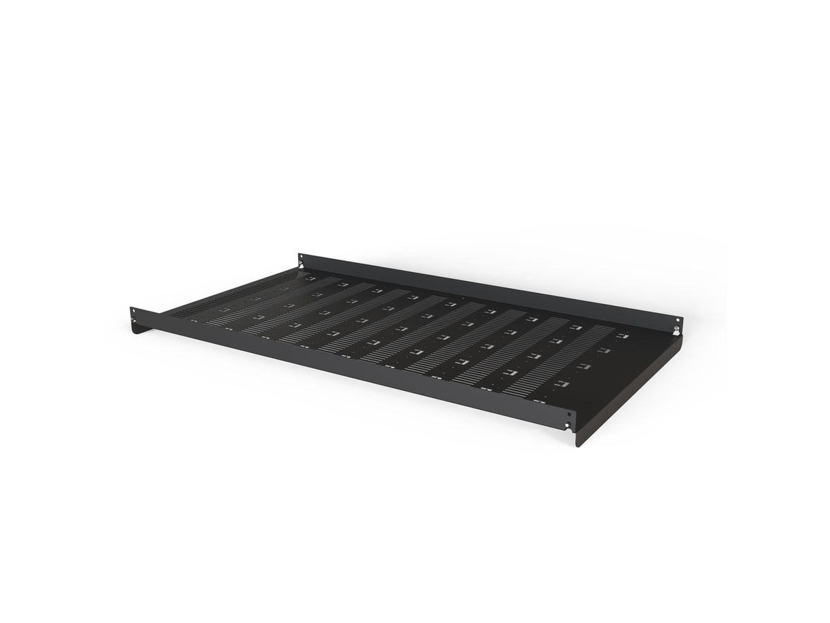 SCHROFF Varistar Legbord, stationair, 75 kg, RAL 7021, 600W 1100D